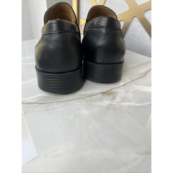 DONALD J. PLINER Men Sz 10 M Black LEATHER KOLLE 21 BIT LOAFERS Slip On Shoes main image 6